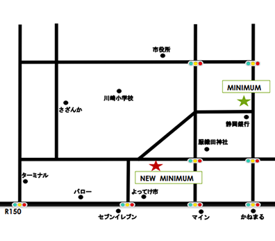 MAP|牧之原市美容室ミニマム MINIMUM